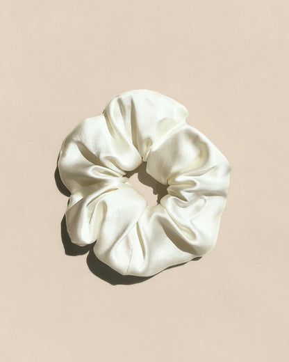 Nº1 | Limestone Large Silk Scrunchie