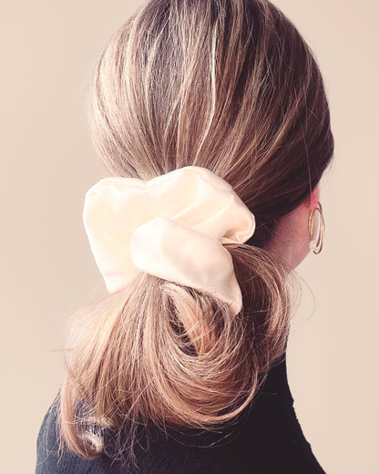 Nº1 | Limestone Large Silk Scrunchie